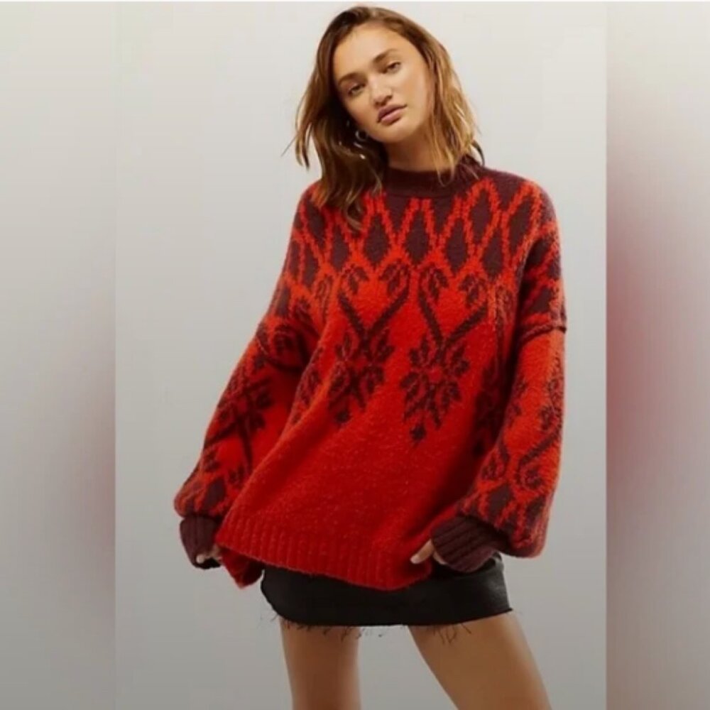 Free People Fire Side Tunic L